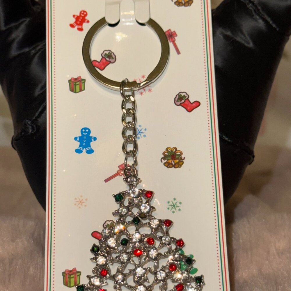 Sparkly Christmas Keychains
